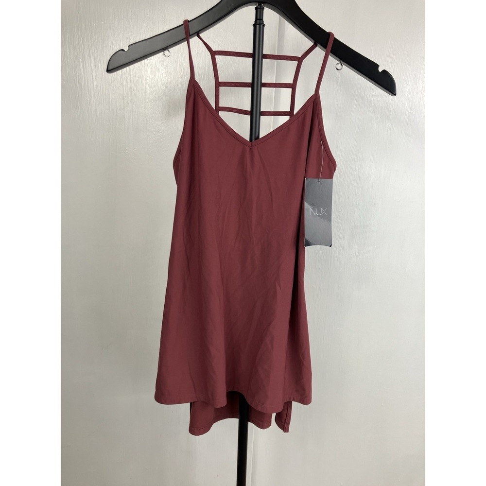 NWT Nux Women's Ladder Sport Tank Top Mauve